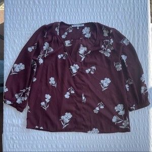 Floral Burgundy Collective Concepts Work Top